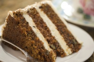 Decadent Slice of Carrot Cake