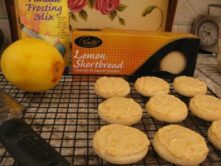 Gluten-Free Orange-Iced Lemon-Shortbread Cookies