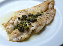 Gluten-Free Sole Vin Blanc with Ginger-Lime Butter